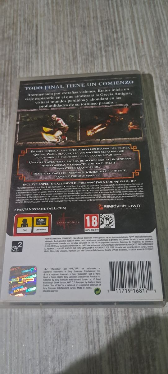 God of War PSP - Juego Completo