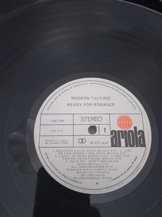 Moder Talking - Ready For Romance LP