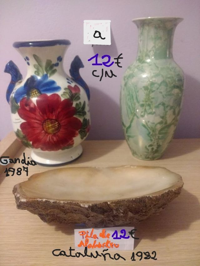 Jarras porcelana y otros-Cristaleria (desde 8€)