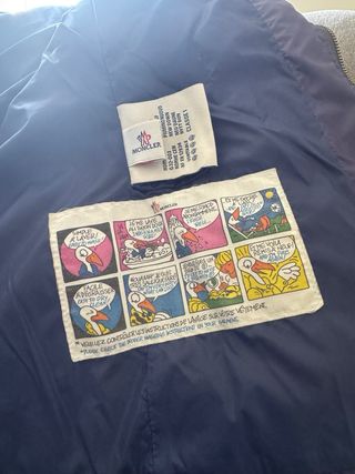 Chaqueta Moncler azul marino