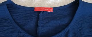 Conjunto blusa y pantalón multicolor