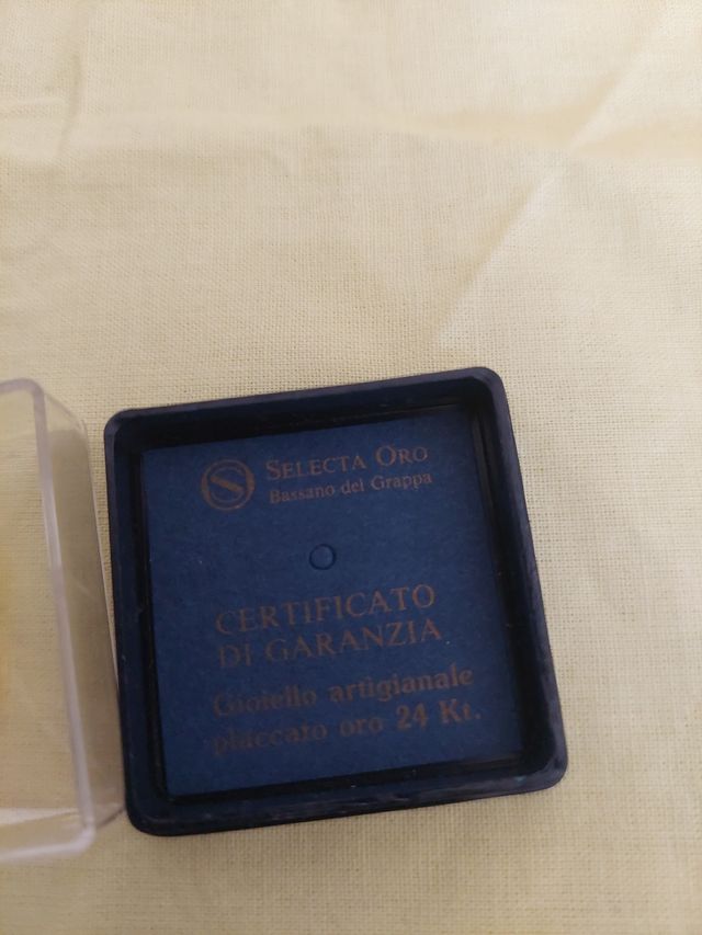 Ciondolo Mezzaluna Oro 24kt