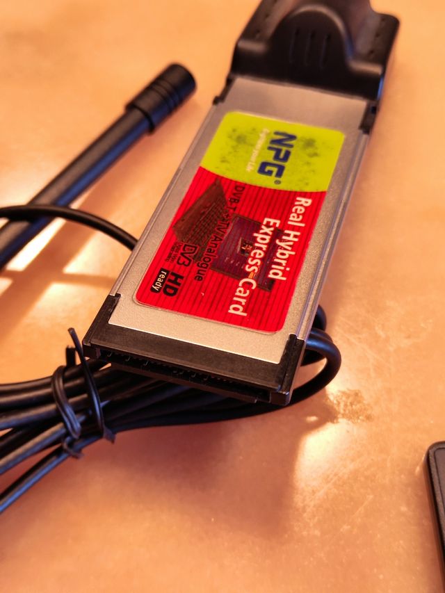 Receptor TV NPV DVB-T+ Analógico para pc card.