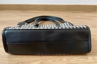 Bolso mujer blanco y negro