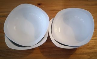 1 bol de porcelana blanco