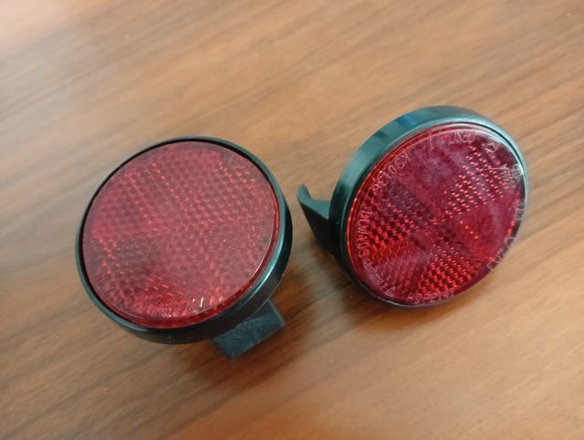 2 catarifrangenti posteriori bici