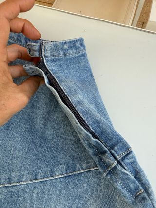 Falda vaquera Quiksilver azul