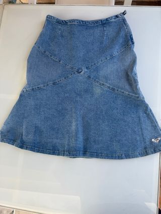 Falda vaquera Quiksilver azul