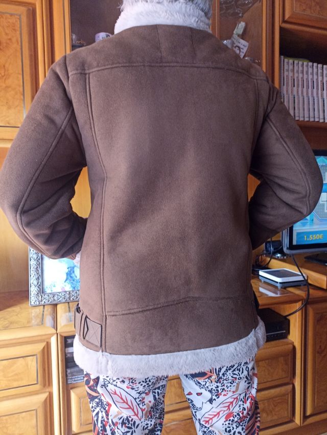 Cazadora borreguillo marrón