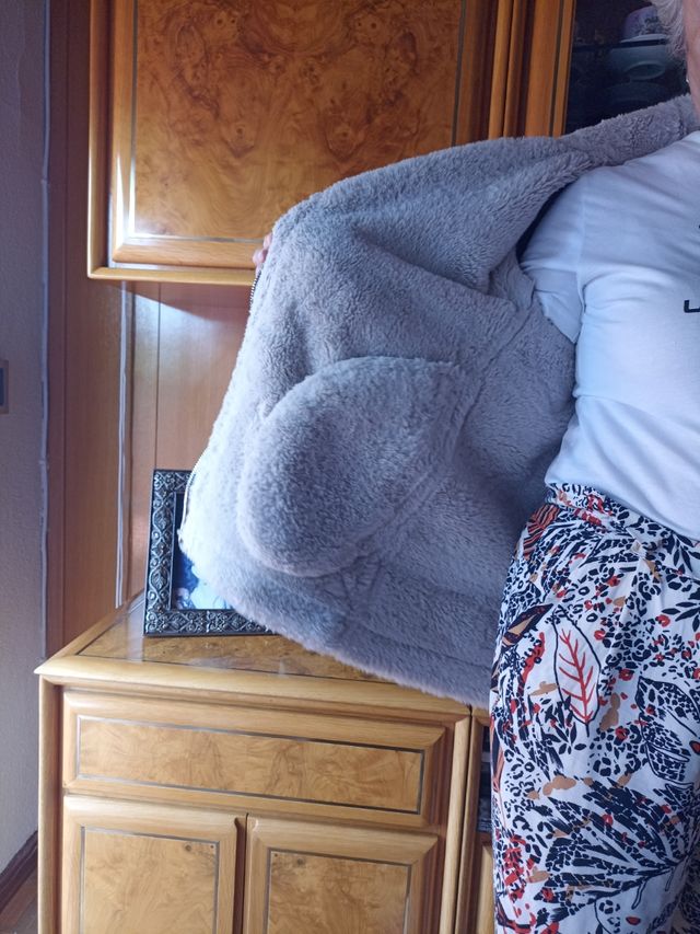 Cazadora borreguillo marrón