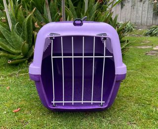 Transportín animales morado