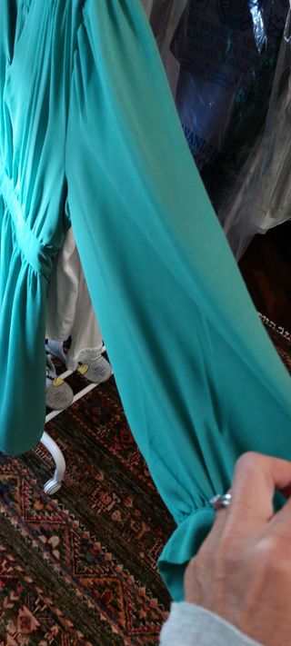 Vestito verde smeraldo chiaro