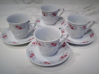 Juego de 4 tazas de café