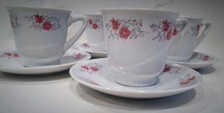 Juego de 4 tazas de café