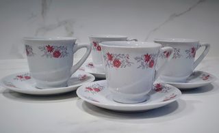 Juego de 4 tazas de café