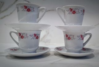 Juego de 4 tazas de café