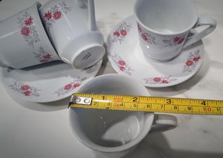 Juego de 4 tazas de café