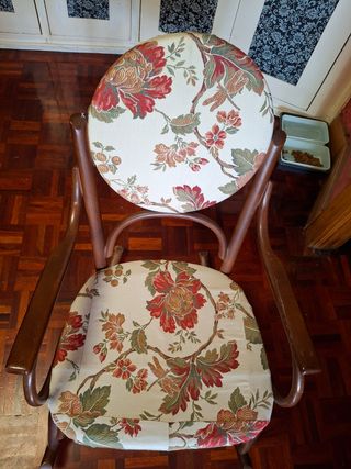 Mecedora vintage multicolor