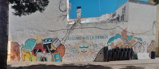 MURALE INFANTILE PER DISEGNO A MANO SU PARETE