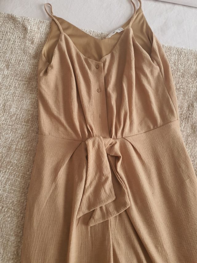 Mono Mango beige mujer