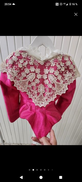 Traje fallera niña multicolor