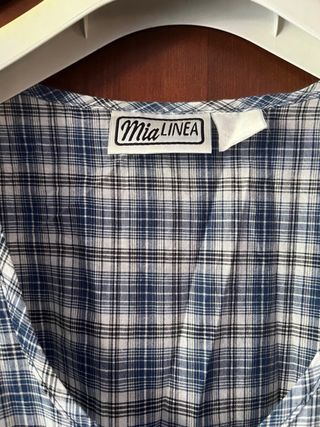 Camicetta quadretti blu-bianco L/XL