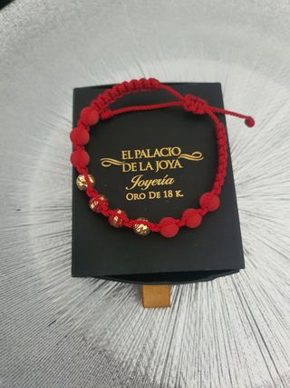 Pulsera roja Oro 18 k