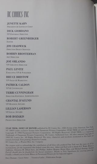 Star Trek: Debt of Honor