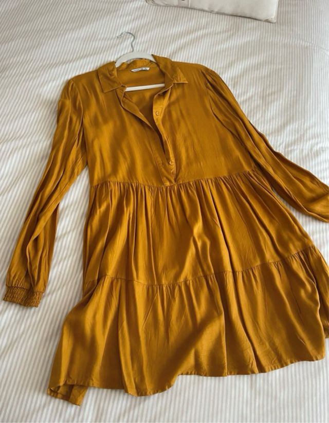 Vestido mostaza