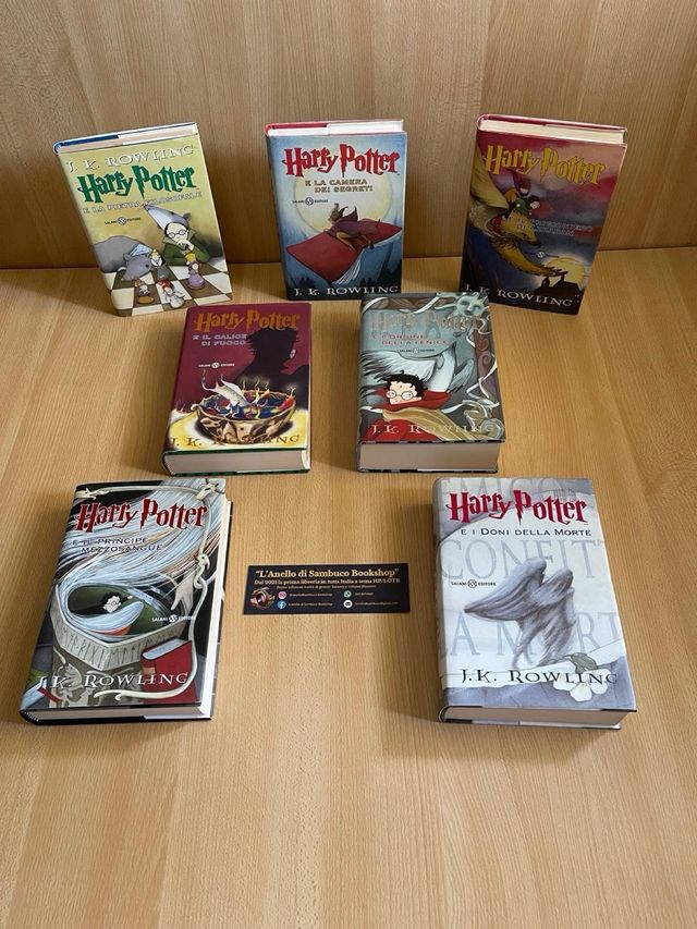 Harry Potter salani prima edizione saga completa