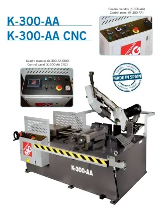 SIERRA DE CINTA PARA METALES MG SERIE K300 =======