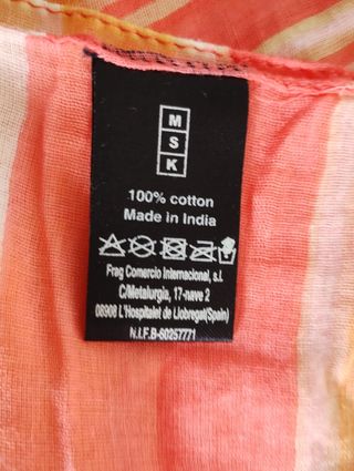 Pareo MISAKO naranja