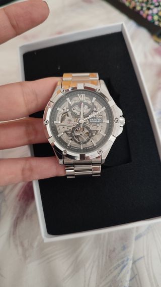 Reloj Mark Fairwhale automático plata