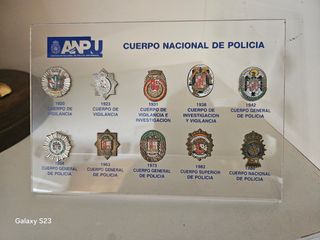 Placas-insignia Cuerpo Nacional Policía (España)