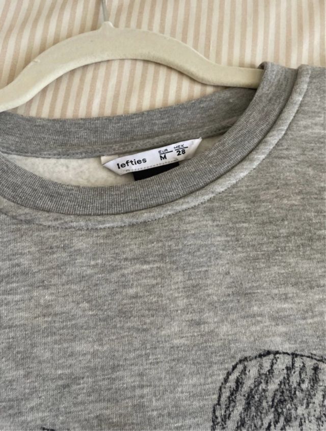 Vestido sudadera Mickey Mouse gris