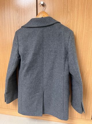 Chaqueta lana gris Fashion Factory - Talla Xs-S