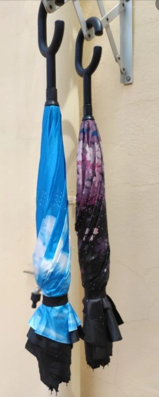 Paraguas invertido - Flores