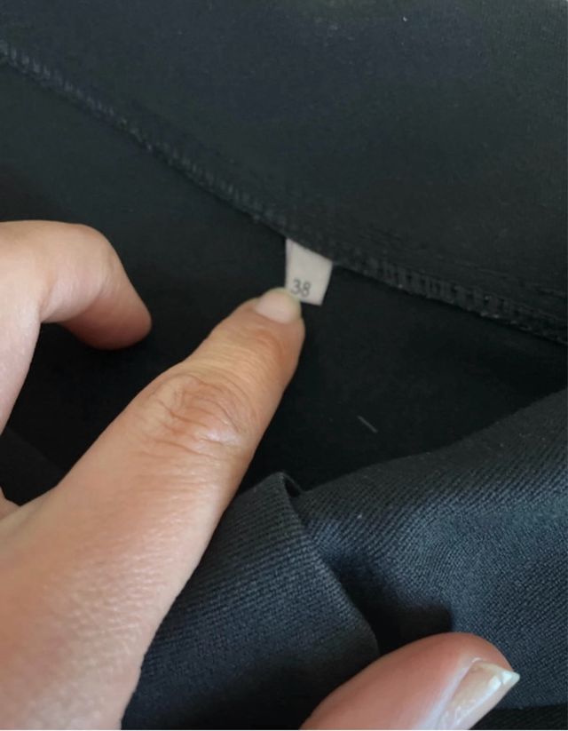 Vestido negro talla 38