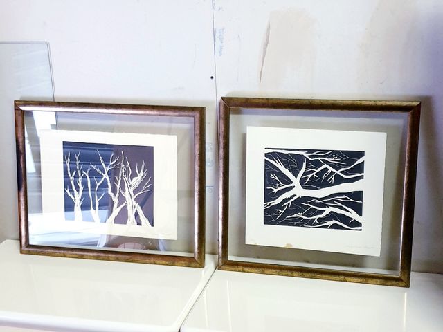 2 CUADROS DOBLE CRISTAL