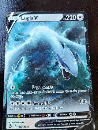 Carta Pokemon Lugia V - 138/195