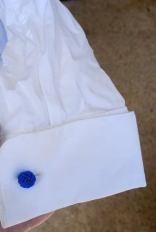 Traje comunión niño blanco azul