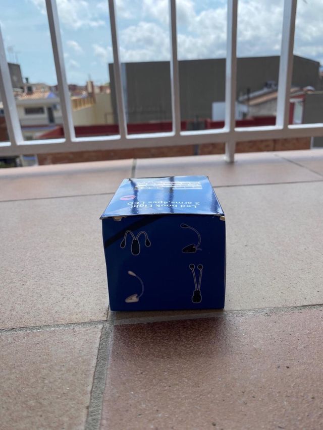 Luz LED lectura 2 brazos 4 LED