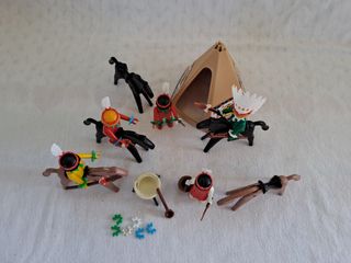 playmobil 1102 indiani deluxe set