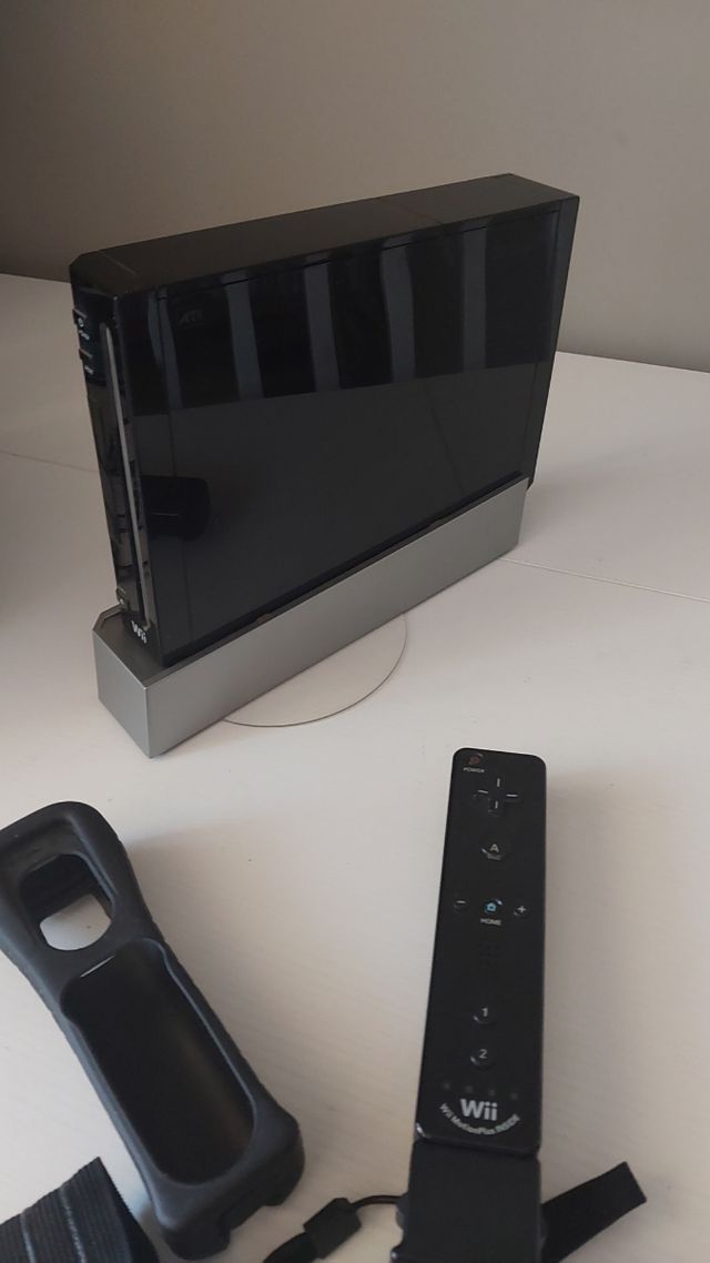 Wii negra y plateada - Consola