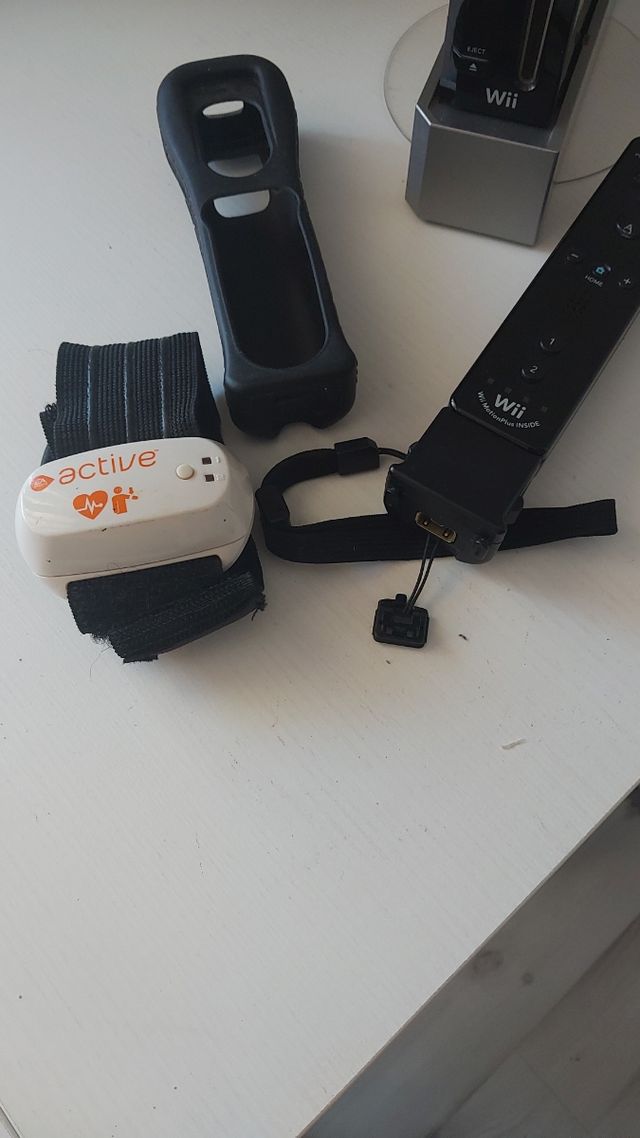 Wii negra y plateada - Consola