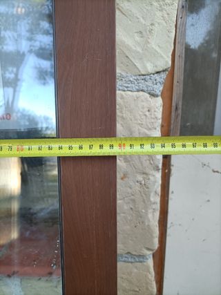 Puerta corredera climalit 218cm