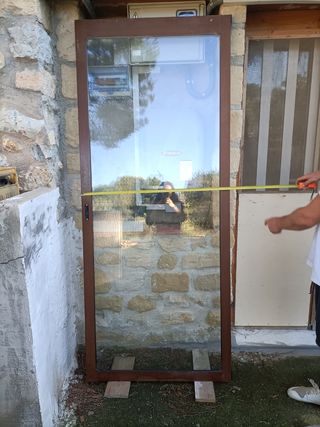 Puerta corredera climalit 218cm