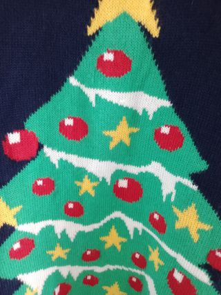 Jersey navideño azul