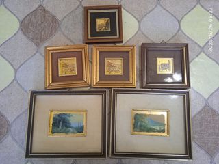 Quadretti miniati oro e/o argento anche singolarme