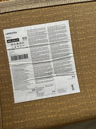 Alfombras Ikea Langsted amarillo mostaza (2 uds.)